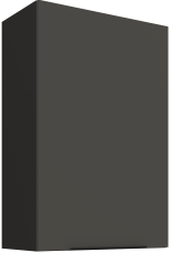 Zgornja omara Aria - siva/črna - 60 G-90 1F