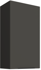 Zgornja omara Aria - siva/črna - 50 G-90 1F