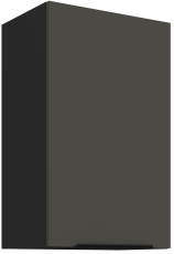 Zgornja omara Aria - siva/črna - 45 G-72 1F 