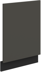 Vrata za vgradni pomivalni stroj Aria - siva/črna - ZM 570x446