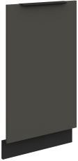 Vrata za vgradni pomivalni stroj Aria - siva/črna - ZM 713x446