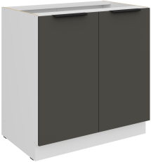 Spodnja omara Aria - siva/bela - 80 D 2F BB