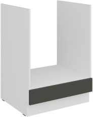 Spodnja omara za vgradno pečico Aria - siva/bela - 60 D GAZ BB
