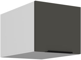 Zgornja omara Aria - siva/bela - 40 NAGU-36 1F