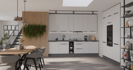 Kuhinjski sestav Aria - bel/antracit