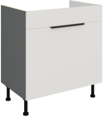 Spodnja omara Aria - bela/antracit - 80 ZL 1S BB