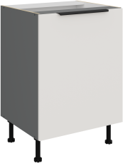 Spodnja omara Aria - bela/antracit - 60 D 1F BB