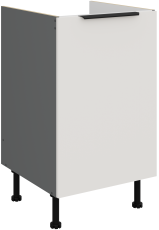 Spodnja omara Aria - bela/antracit - 50 ZL 1F BB