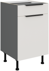 Spodnja omara Aria - bela/antracit - 50 D 1F 1S BB 