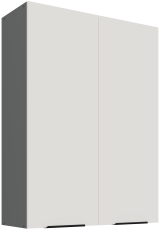 Zgornja omara Aria - bela/antracit - 80 G-108 2F