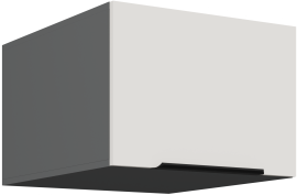 Zgornja omara Aria - bela/antracit - 50 NAGU-36 1F