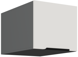 Zgornja omara Aria - bela/antracit - 40 NAGU-36 1F