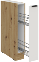 Stolarz-Lempert - Spodnja omara Aria - bela/artisan hrast - 15 D CARGO BB