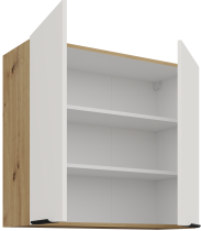Stolarz-Lempert - Zgornja omara Aria - bela/artisan hrast - 80 G-72 2F