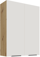 Zgornja omara Aria - bela/artisan hrast - 80 G-108 2F