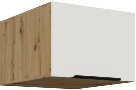 Zgornja omara Aria - bela/artisan hrast - 50 NAGU-36 1F