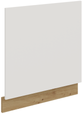 Vrata za vgradni pomivalni stroj Aria - bela/artisan hrast - ZM 570x596