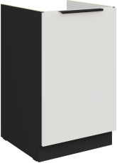 Spodnja omara Aria - bela/črna - 50 ZL 1F BB