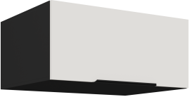 Zgornja omara Aria - bela/črna - 80 NAGU-36 1F