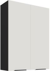 Zgornja omara Aria - bela/črna - 80 G-108 2F