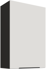 Zgornja omara Aria - bela/črna - 60 G-90 1F