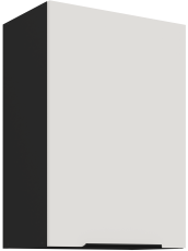 Zgornja omara Aria - bela/črna - 50 G-72 1F