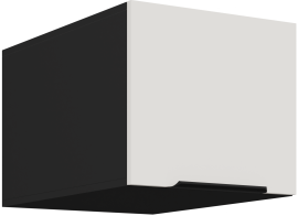 Zgornja omara Aria - bela/črna - 40 NAGU-36 1F