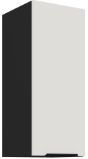 Zgornja omara Aria - bela/črna - 30 G-72 1F