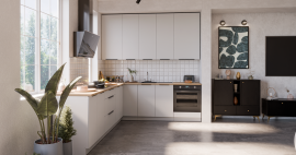 Kuhinjski sestav Aria - bel