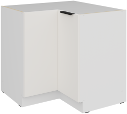 Spodnja kotna omara Aria - bela - 90x90 DN 2F BB