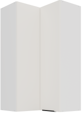 Zgornja kotna omara Aria - bela - 60x60 GN-108 2F (90°)