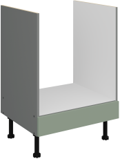 Spodnja omara za vgradno pečico Aria - aquamarine/antracit - 60 D GAZ BB