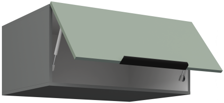Stolarz-Lempert - Zhornja omara Aria - aquamarine/antracit - 80 NAGU-36 1F