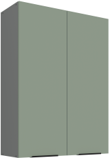 Zhornja omara Aria - aquamarine/antracit - 80 G-108 2F