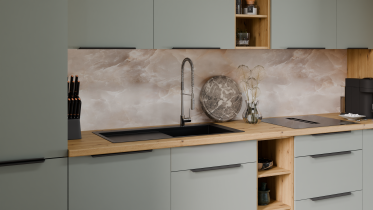 Stolarz-Lempert - Visoka omara Aria - aquamarine/artisan hrast - 60 DK-210 2F