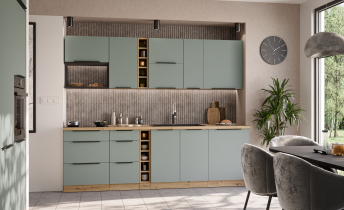 Stolarz-Lempert - Visoka omara Aria - aquamarine/artisan hrast - 60 DK-210 2F