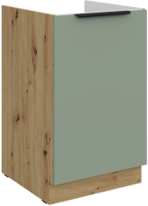 Spodnja omara Aria - aquamarine/artisan hrast - 50 ZL 1F BB