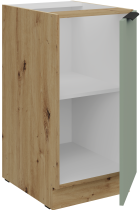 Stolarz-Lempert - Spodnja omara Aria - aquamarine/artisan hrast - 40 D 1F BB
