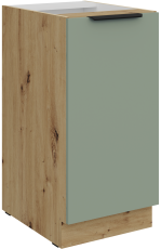 Spodnja omara Aria - aquamarine/artisan hrast - 40 D 1F BB