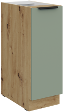 Spodnja omara Aria - aquamarine/artisan hrast - 30 D CARGO BB