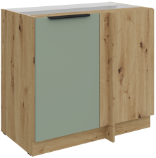 Spodnja omara Aria - aquamarine/artisan hrast - 105 ND 1F BB