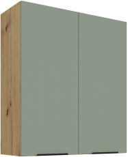 Zgornja omara Aria - aquamarine/artisan hrast - 80 G-90 2F