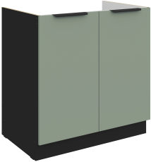 Spodnja omara Aria - aquamarine/črna - 80 ZL 2F BB