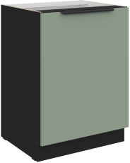 Spodnja omara Aria - aquamarine/črna - 60 D 1F BB