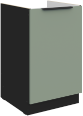 Spodnja omara Aria - aquamarine/črna - 50 ZL 1F BB