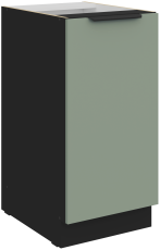 Spodnja omara Aria - aquamarine/črna - 40 D 1F BB