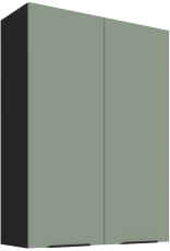 Zgornja omara Aria - aquamarine/črna - 80 G-108 2F