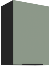 Zgornja omara Aria - aquamarine/črna - 50 G-72 1F