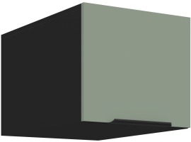 Zgornja omara Aria - aquamarine/črna - 40 NAGU-36 1F