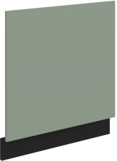 Vrata za vgradni pomivalni stroj Aria - aquamarine/črna - ZM 570x596